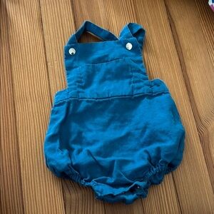 Jacadi Blue One Piece Bodysuit with Bubble Silhouette